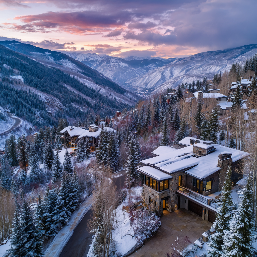 Luxury resort-style pool area